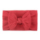 Soft Jacquard Nylon Children Headwear Baby Bow Headband