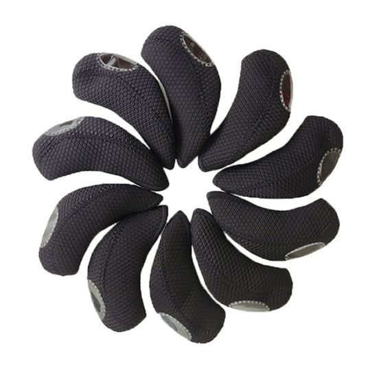 10PCS/Set 15X7 Neoprene Waterproof and Wear-resistant Golf Club Headgear, 10PCS 15X7 Black, 10PCS 15X7 Green, 10PCS 15X7 Camouflage