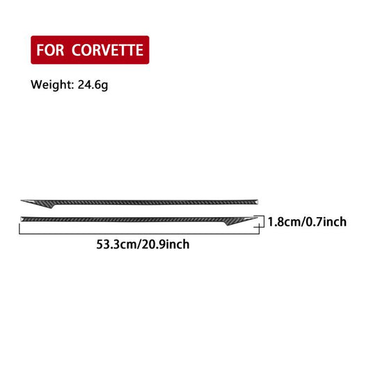 For Chevrolet Corvette C8 2pcs /Set Taillight Decorative Sticker