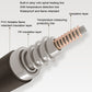 Gray heating pad blanket with built-in spiral heating element