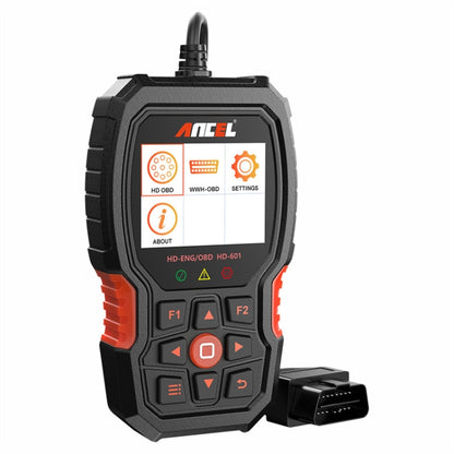 ANCEL HD601 heavy-duty truck handheld code reader with display and button keypad