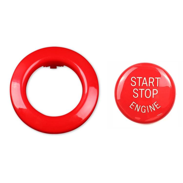 For 2004-2011 BMW E81/E87 2pcs /Set One-Key Start Button Cover Decoration