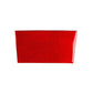 Red carbon-fiber style sliding panel sticker for central storage box