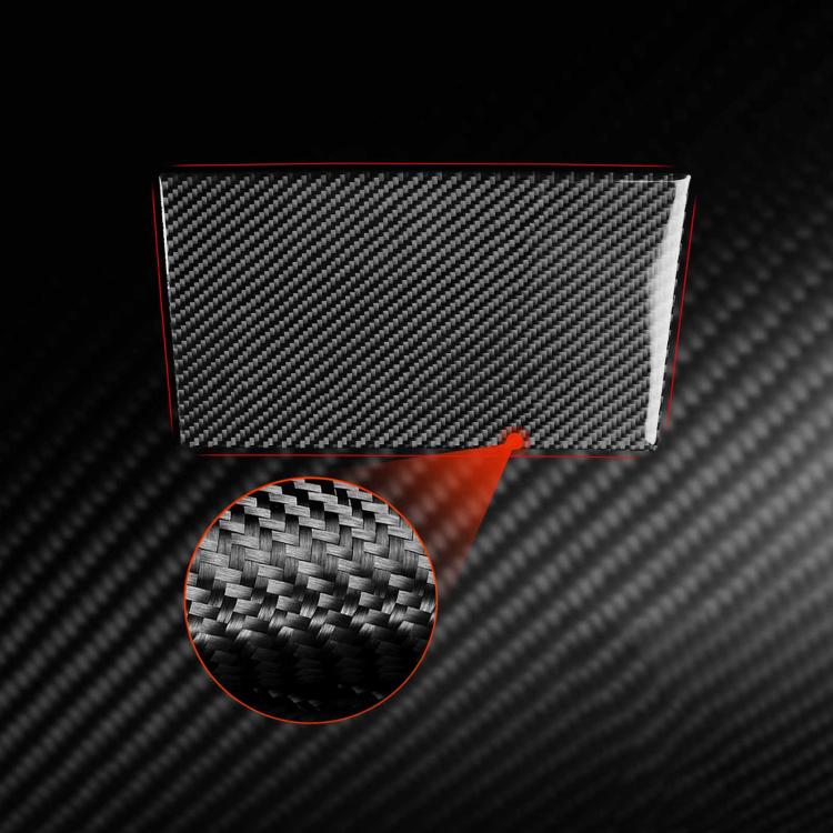 Black carbon-fiber style panel sticker with weave texture detail
