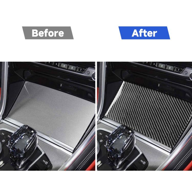 For 2019-2024 BMW 8 Series G14 Left-hand Drive Central Control Storage Box Sliding Panel Sticker, Left-hand Drive