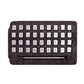 Leather alphabet stamping punch set with character blocks and metal handle tool