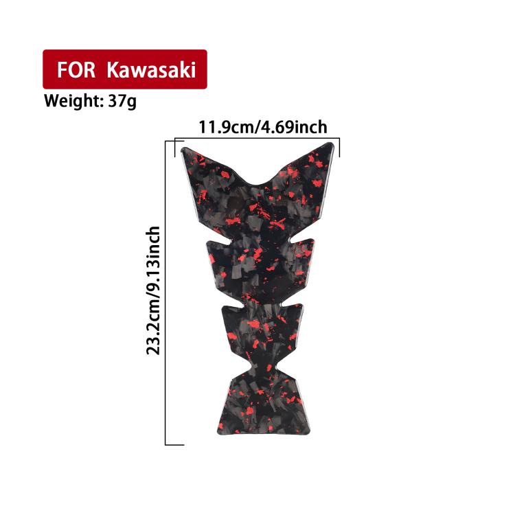 For 2019-2023 Kawasaki Ninja 400 Fuel Tank Decor Sticker