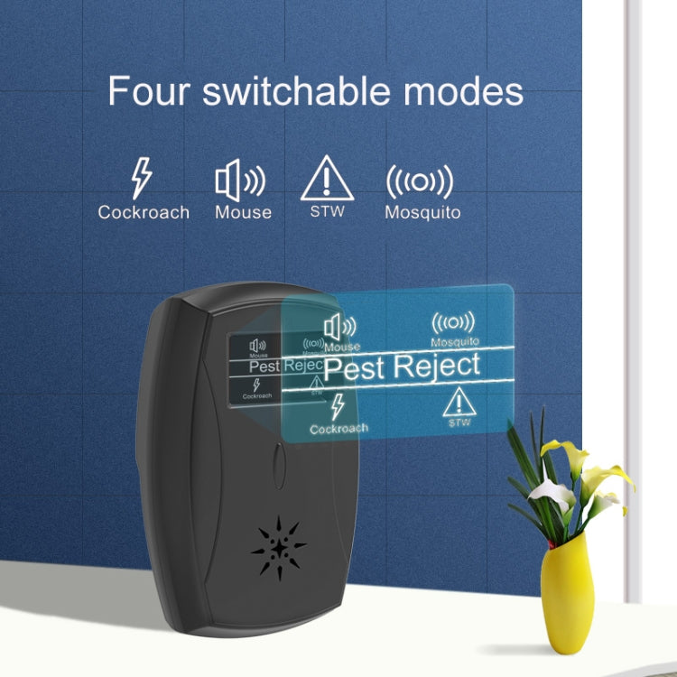 Household Mute Low Power Ultrasonic Insect Repeller, Specification:, EU Plug, UK Plug