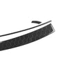 Air outlet sticker: black carbon-texture curved trim strip close-up