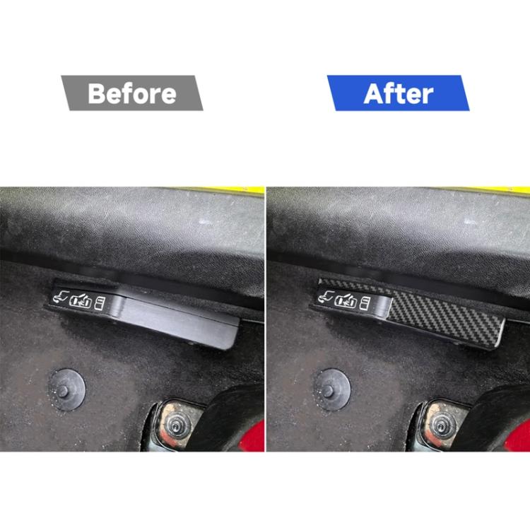 For Chevrolet Corvette C8 2pcs /Set Car Door Lock Switch Sticker