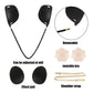 XD00001 Molding Silicone Nipple Sticker Adjustable Anti-sag Push-up Bra Kit