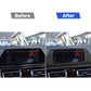 For 2019-2024 BMW 8 Series G14 Left-hand Drive 2pcs /Set Navigation Screen Frame Sticker, Left-hand Drive