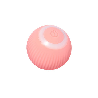 0001 Smart Gravity Teaser Cat Rolling Ball Teeth Resistant Cat Toys, Roller Pink, Roller Blue