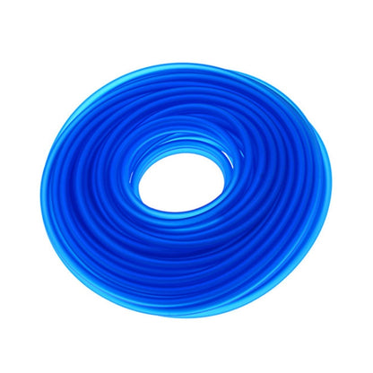 Blue coiled fuel line tube, 18m roll