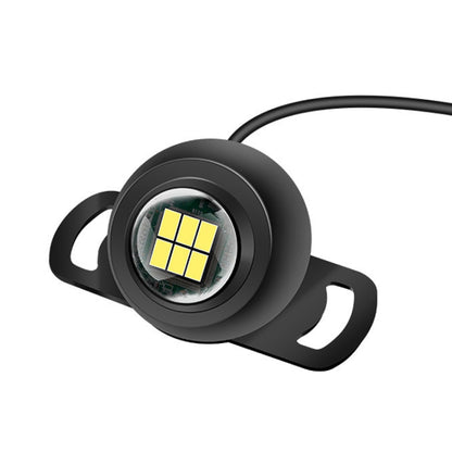 Car LED reversing light with black shell and yellow LED chip window