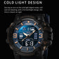 SMAEL 8049 Waterproof Sports Watch Men Multi-function Night Light Electronic Watch