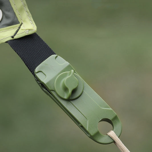 Tent Additional Pull Point Shark Clips Outdoor Camping Canopy Windproof Clip, 1PC (Mud-color), 1PC (Dark Green)