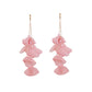 Long Exaggerated Fabric Art Handmade Petal Earrings, E1908-21 Blue, E1908-22 Yellow, E1908-23 Red, E1908-24 Pink, E1908-25 Black, E1908-26 White, E1908-27 Blue, E1908-28 Red, E1908-29 Black, E1908-30 Yellow, E1908-31 Pink, E1908-32 White, E1908-33 Blac...
