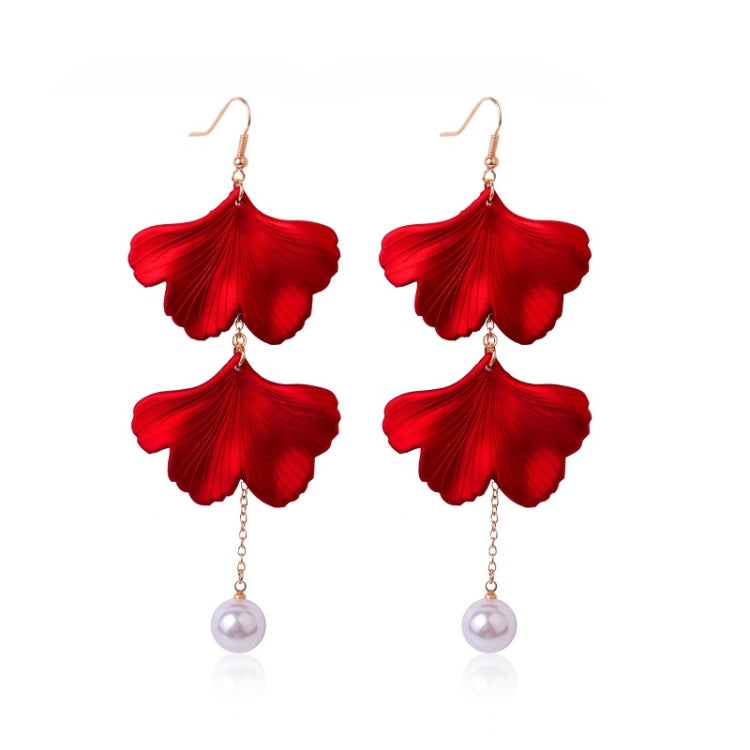 Long Exaggerated Fabric Art Handmade Petal Earrings, E1908-21 Blue, E1908-22 Yellow, E1908-23 Red, E1908-24 Pink, E1908-25 Black, E1908-26 White, E1908-27 Blue, E1908-28 Red, E1908-29 Black, E1908-30 Yellow, E1908-31 Pink, E1908-32 White, E1908-33 Blac...
