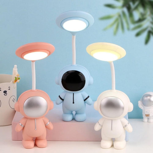 L-220903 Astronaut Eye Protection Study Lamp LED Rechargeable Reading Light, L-220903 White, L-220903 Blue