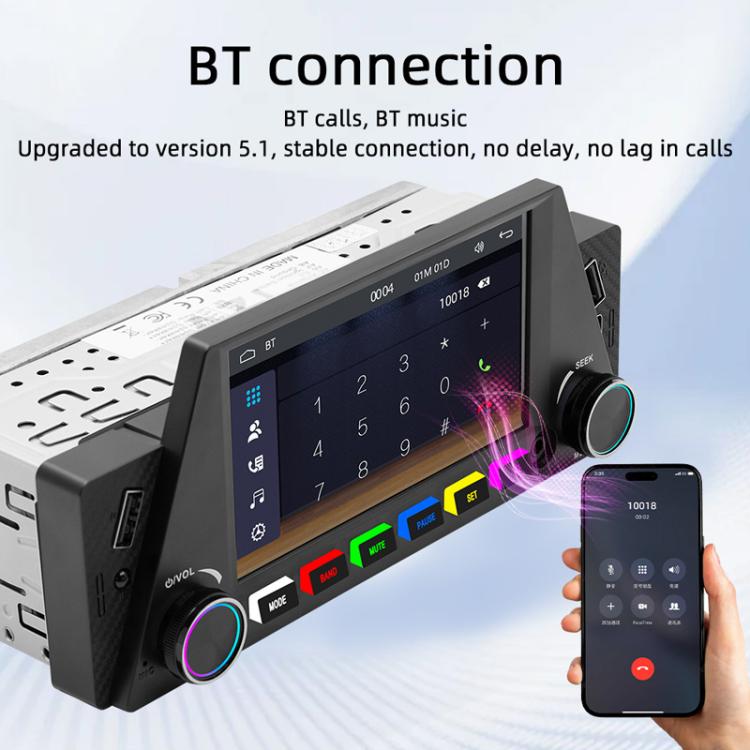 4.7 inch AUTO/CarPlay Navigation Bluetooth FM Radio Car MP5, 161C