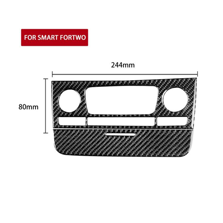 For 2011-2015 Benz Smart Fortwo 2pcs /Set CD Panel Stickers