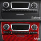 For 2011-2015 Benz Smart Fortwo 2pcs /Set CD Panel Stickers