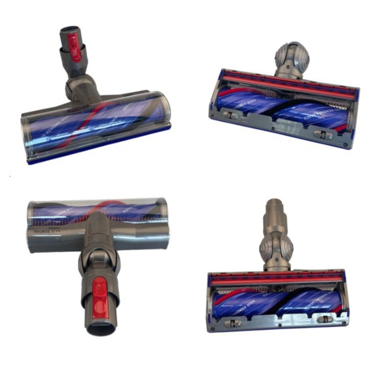 Replacement felt brush strips installed on a vacuum cleaner brush bar