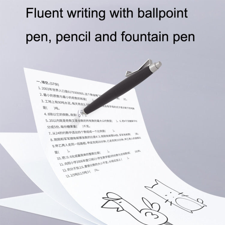 Printed worksheet sheet with pen for writing practice