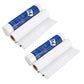 A4 thermal paper rolls set with blue label and cut strip