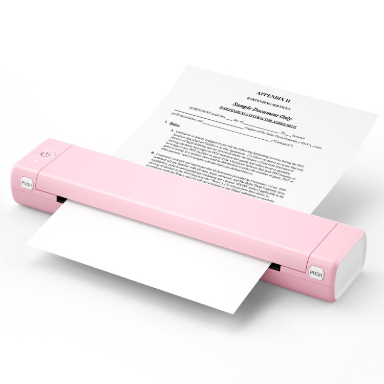 M08F Bluetooth Wireless Handheld Portable Thermal Printer, Black Green A4 Version, Black A4 Version, White A4 Version, White Orange A4 Version, Green A4 Version, Pink A4 Version, Gray A4 Version, Silver A4 Version, Black Green Letter Version           ...