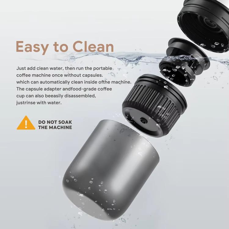 ICafilas ME2410 USB Rechargeable Coffee Maker Portable Outdoor Capsule Coffee Machine