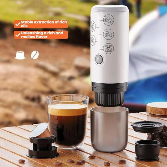 ICafilas ME2410 USB Rechargeable Coffee Maker Portable Outdoor Capsule Coffee Machine