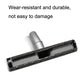 Sturdy vacuum floor brush base with dense bristles and gray mounting collar