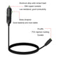 Car refrigerator power cable with B-suffix cigarette lighter plug and contact head