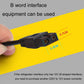 Car refrigerator power cable connector with B-shaped interface plug on black cord