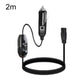 Car refrigerator power cable with cigarette lighter plug, 2m length, built-in switch