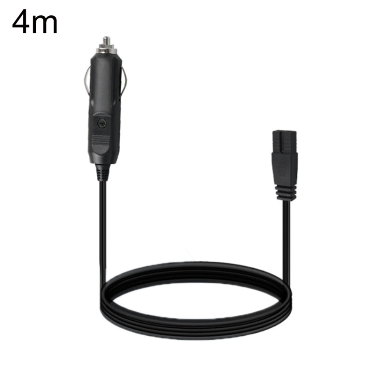 Car refrigerator power cable with cigarette lighter plug, 4m length, no switch