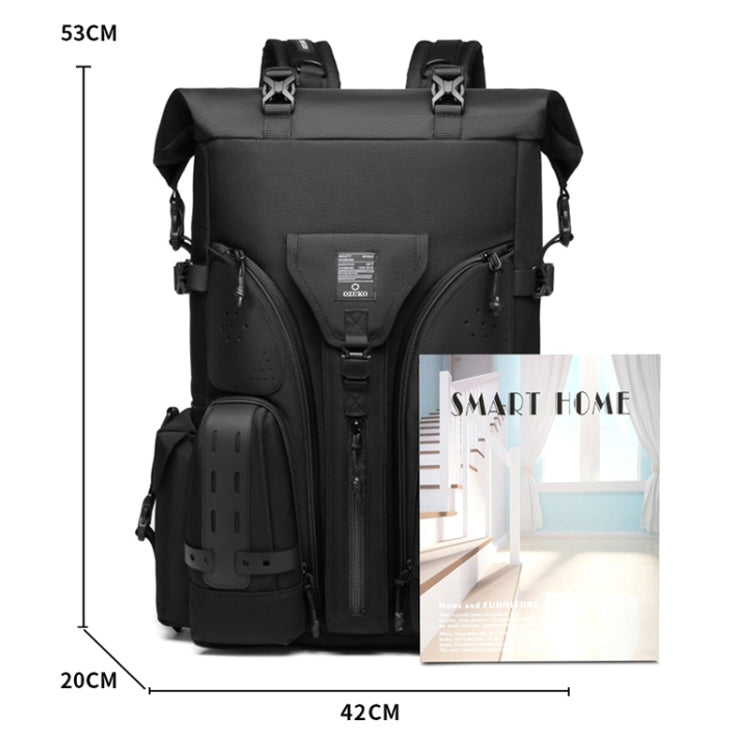 Ozuko 9631 Waterproof Outdoor Backpack Large Capacity Travel Baseball Bag