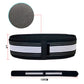 Elastic pelvic correction belt with striped panels; size shown 109 cm and side width 9 cm