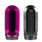 Pre-styling air nozzle and comb nozzle pair with magenta and dark gray housings