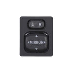 Electric rearview mirror adjustment switch panel with L/R selector