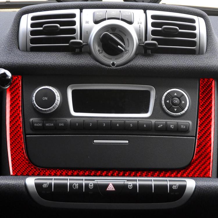 For 2011-2015 Benz Smart Fortwo CD Panel Cover Sticker