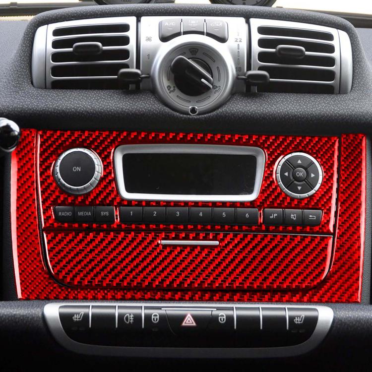 For 2011-2015 Mercedes-Benz Smart 3pcs /Set CD Panel Stickers