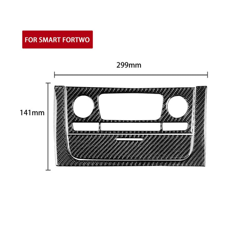 For 2011-2015 Mercedes-Benz Smart 3pcs /Set CD Panel Stickers