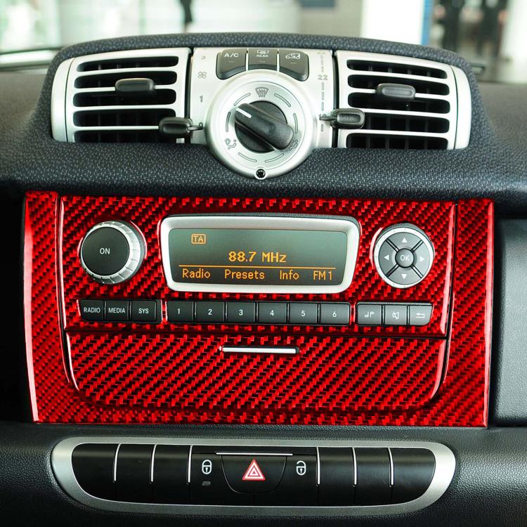 For 2011-2015 Mercedes-Benz Smart 3pcs /Set CD Panel Stickers