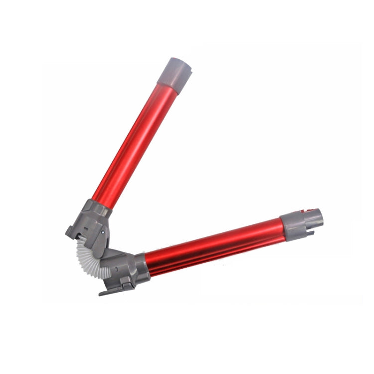For Dyson V7 V8 V10 V11 Vacuum Cleaner Foldable Extension Rod Accessories, Foldable Pipe (Red)