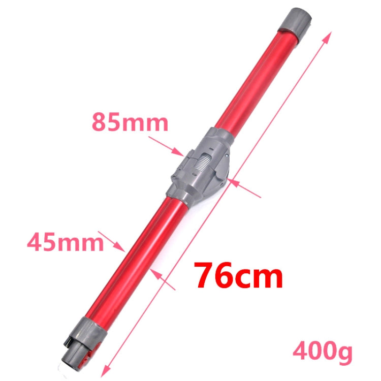 For Dyson V7 V8 V10 V11 Vacuum Cleaner Foldable Extension Rod Accessories, Foldable Pipe (Red)