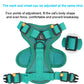 Pet Vest Harness + Traction Rope Set Reflective Breathable Dog Cat Harness, S, M, L, XL