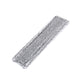 Gray microfiber window-cleaner cloth pad, rectangular